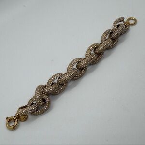 J. Crew Gold Tone Chunky Chain Link Bracelet